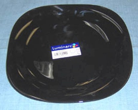 Black Luminarc Dinner Plate - KSH. 260